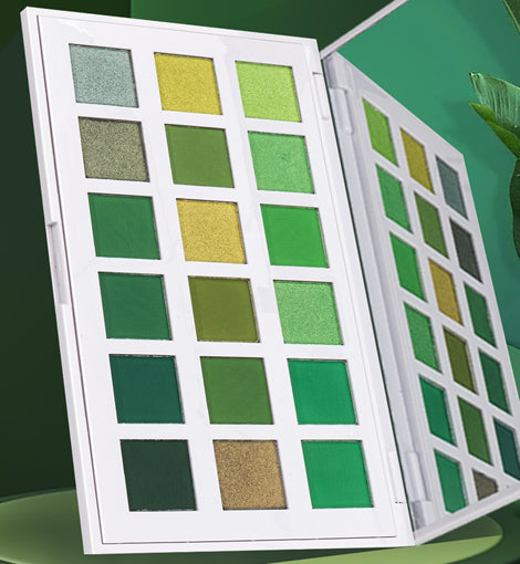 ARABELLA LONDON | 18 Shades Green Eyeshadow palette | Highly pigmented