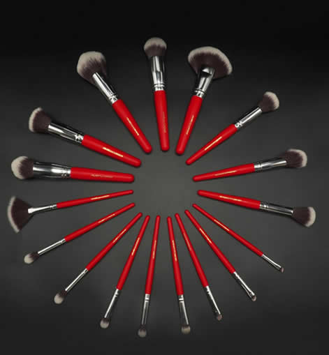 Arabella London | 17 pcs Makeup Brush full Set Box | with Leather Bag