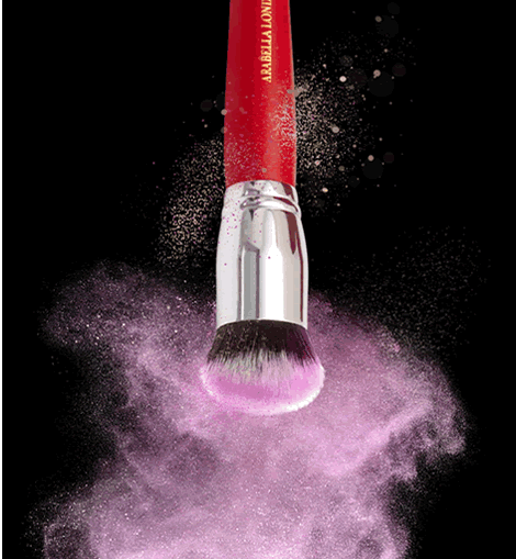 Arabella London | 17 pcs Makeup Brush full Set Box | with Leather Bag