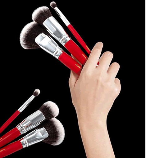 Arabella London | 17 pcs Makeup Brush full Set Box | with Leather Bag