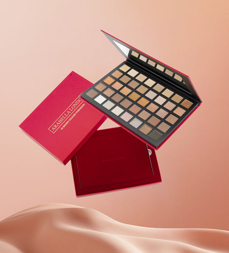Arabella London | 40 highly pigmented shades | Nude Brown Eyeshadow Palette