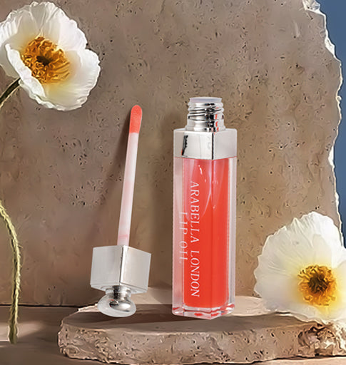Arabella London | Lip Oil With Strawberry Flavour |Highly Pigmented