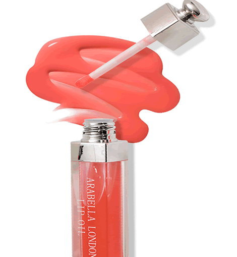 Arabella London | Lip Oil With Strawberry Flavour |Highly Pigmented