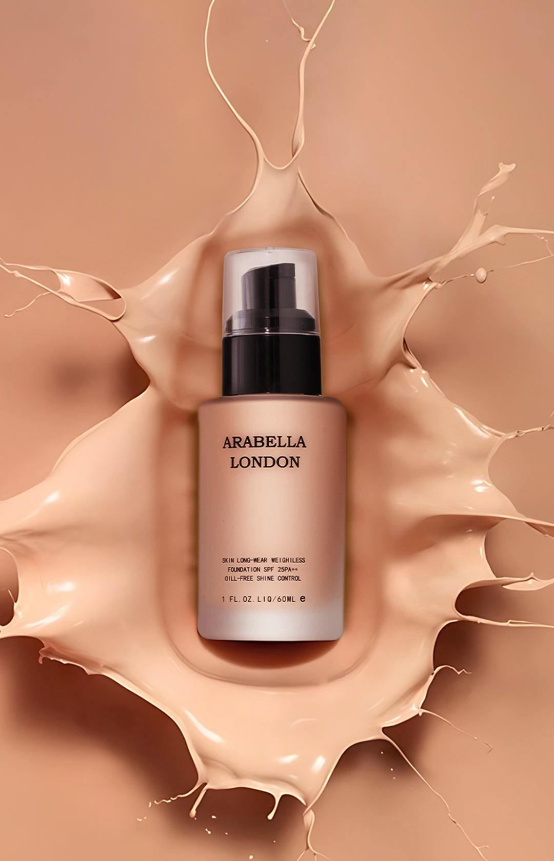 Foundation Full Coverage Flawless Finish | SPF 60mL | Vegan | Arabella London