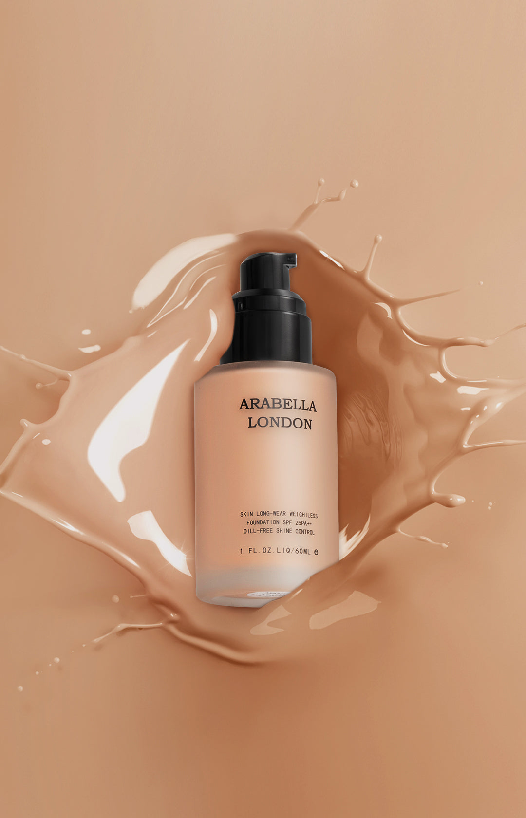 Foundation Full Coverage Flawless Finish | SPF 60mL | Vegan | Arabella London