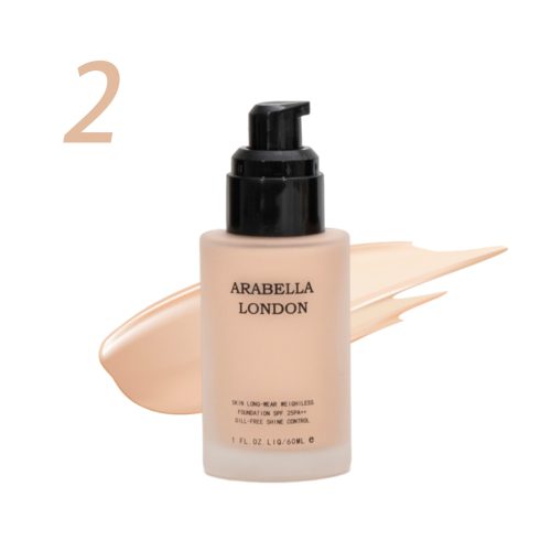 Foundation Full Coverage Flawless Finish | SPF 60mL | Vegan | Arabella London