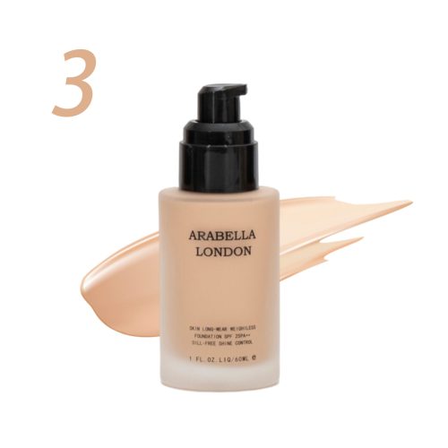 Foundation Full Coverage Flawless Finish | SPF 60mL | Vegan | Arabella London