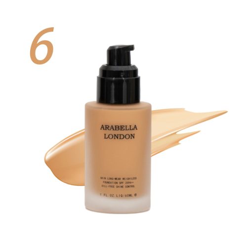 Foundation Full Coverage Flawless Finish | SPF 60mL | Vegan | Arabella London