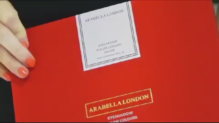 Arabella London Highly Pigmented Eyeshadow Palette 18 Shades Nude