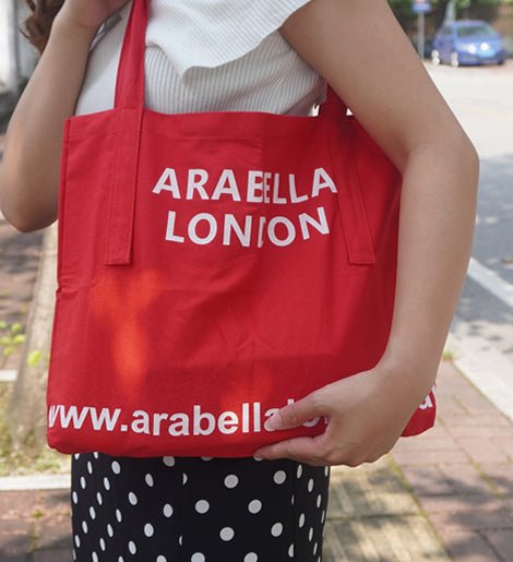 The Only Tote Bag You Will Ever Need: Arabella London Canvas Tote Bag - ARABELLA LONDON Official