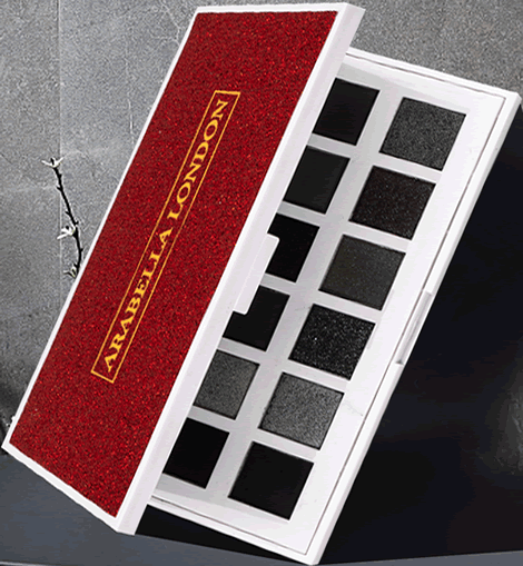 Arabella London 18 Smoky Grey Eyeshadow Palette for Stunning Eye Looks – Highly Pigmented - ARABELLA LONDON Official