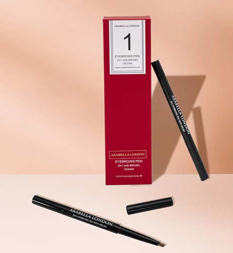 ARABELLA LONDON Eyebrow Pen 2in1 with Brush - Choose from 6 Stunning Shades - ARABELLA LONDON Official