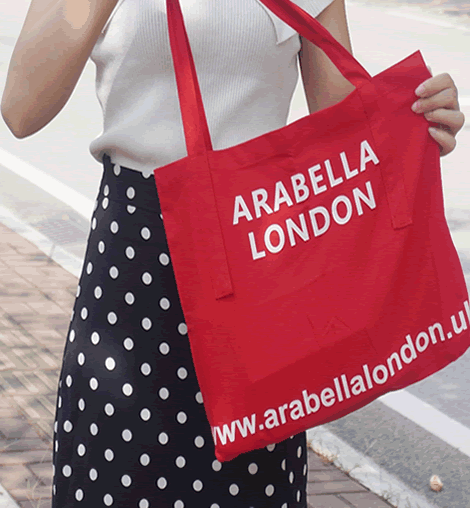 Arabella London CANVAS TOTE BAG - Stylish and Durable Eco-Friendly Tote for Everyday Use - ARABELLA LONDON Official