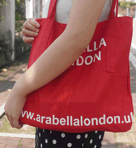 Arabella London CANVAS TOTE BAG - Stylish and Durable Eco-Friendly Tote for Everyday Use - ARABELLA LONDON Official