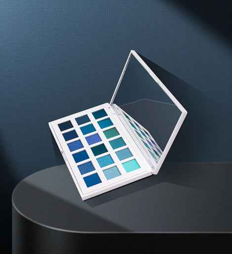 Arabella London Blue Eyeshadow Palette - 18 Highly Pigmented Shades - ARABELLA LONDON Official