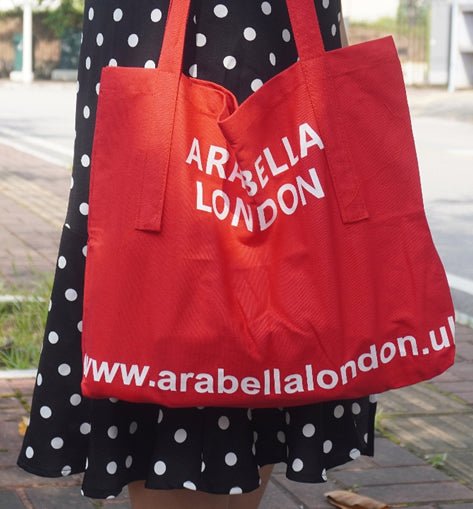 Arabella London CANVAS TOTE BAG - Stylish and Durable Eco-Friendly Tote for Everyday Use - ARABELLA LONDON Official