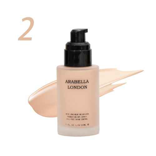 Arabella London SPF 60ML Foundation Full Coverage Flawless Finish Vegan - ARABELLA LONDON Official