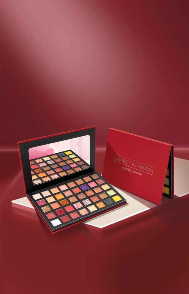 Arabella London Multi-Coloured Eyeshadow Palette - 40 Highly Pigmented Shades for Stunning Eye Looks - ARABELLA LONDON Official