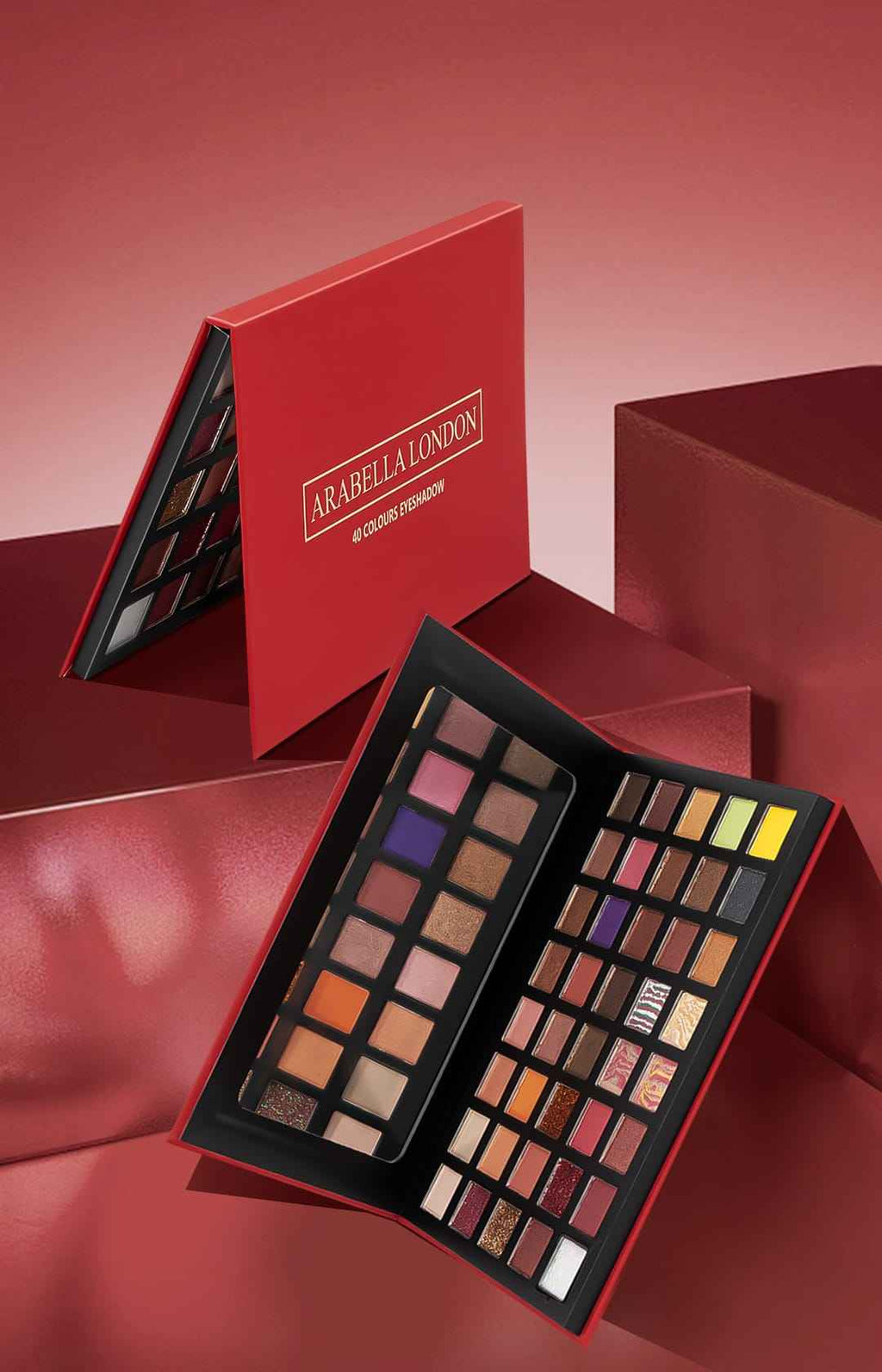 Arabella London Multi-Coloured Eyeshadow Palette - 40 Highly Pigmented Shades for Stunning Eye Looks - ARABELLA LONDON Official