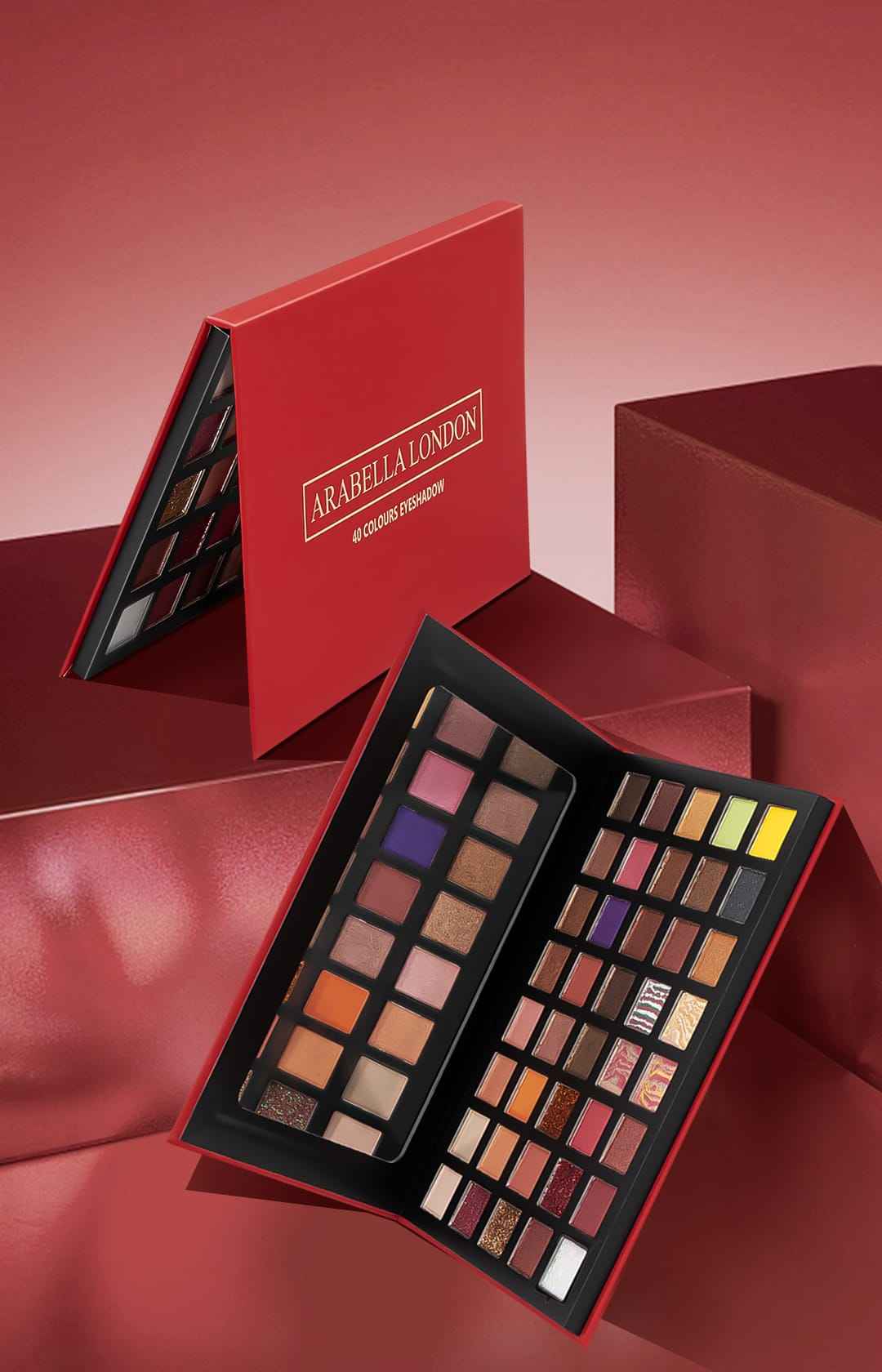 Arabella London Multi-Coloured Eyeshadow Palette - 40 Highly Pigmented Shades for Stunning Eye Looks - ARABELLA LONDON Official