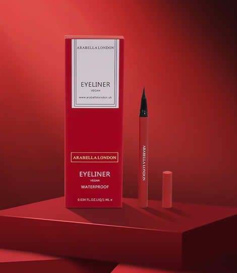 Eyeliner Arabella London Waterproof Vegan - Long-Lasting, Smudge-Proof Formula - ARABELLA LONDON Official