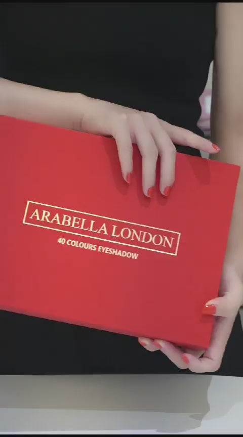 Arabella London Multi-Coloured Eyeshadow Palette - 40 Highly Pigmented Shades for Stunning Eye Looks