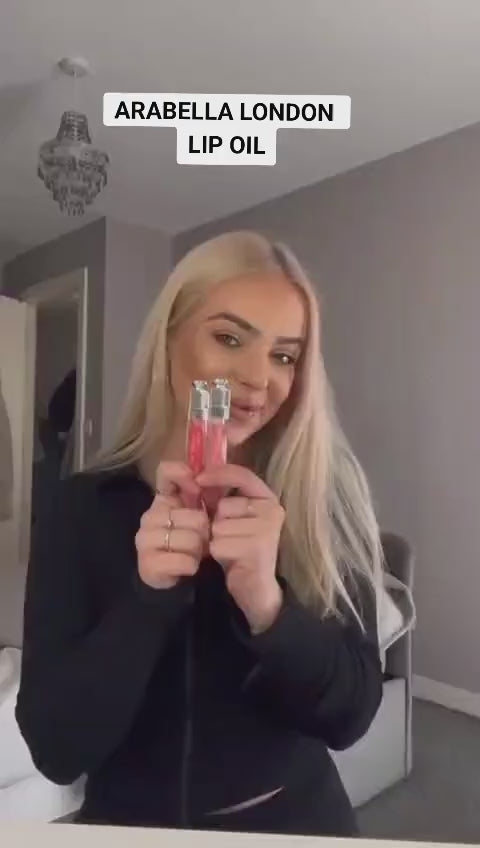 Arabella London Lip Oil Strawberry Flavour - Highly Pigmented Hydration